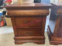 Modern nightstand #1 (cherry grain)