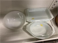 Fire King and Pyrex Serving and Casserole Dishes