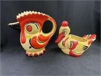European Pottery Pitcher and Planter