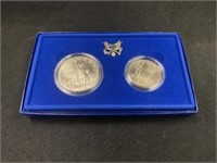 Two 1986 Liberty Coins