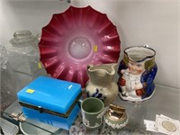 Art Glass Bowl, Wedgwood & Decorative Porcelain