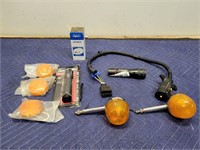 Assorted Lights, Flashlights, Electrical Misc