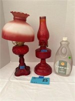 Decorative oil lamps, oil 3 pcs