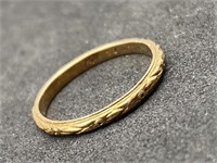 10k Gold Baby Ring, Weighs.8 grams