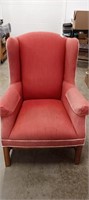 Wingback Chair Slightly Faded.