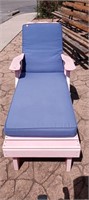 Adjustable Chaise Lounge Chair With Pad