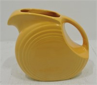 Vintage Fiesta disc juice pitcher, yellow