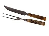 Scrimshaw Knife and Fork
