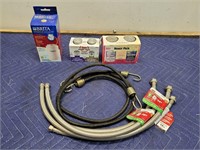 PVC Cement, Brita Filter, Faucet Connectors, Cords