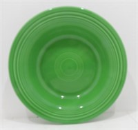 Vintage Fiesta deep plate, medium green