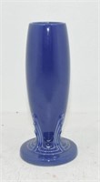 Vintage Fiesta bud vase, cobalt