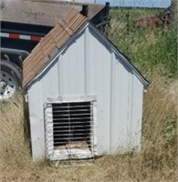 Aluminum sided dog house