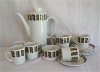 14 Pcs Alfred Meakin Porcelain Tea Set