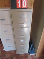 4 DRAWER METAL FILE CABINET - LOCATED UPSTAIRS