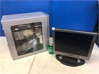 X Sonic Turbo Case and Computer Monitor
