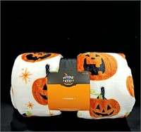 Hyde and EEk plush pumpkin  throw 50 x 60"