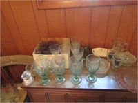 GROUP STEMWARE AND GLASSWARE ITEMS AND
