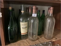 EMPTY WINE BOTTLES