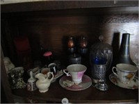 TEA CUPS, CANDLES, KNICK KNACKS AND MORE