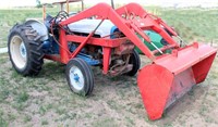 1954 -57 Ford 800 Tractor w/FE Loader