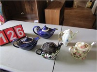 5 TEAPOTS - 2 ARE HALL