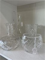 Cut-Glass Style Crystal Including Waterford Oval V