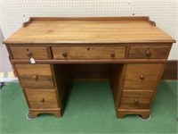 Antique Maple Knee-Hole Desk 44"x20"x30" 030504522