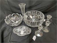 Collection Of Cut Glass Crystal Glass Including Ro