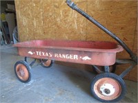 Texas Ranger Vintage Red Wagon
