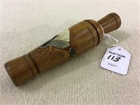 Bud Hinck Carved Duck Call (Showcase Not Included)
