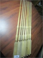 Eight Turned Spindles, Natural
