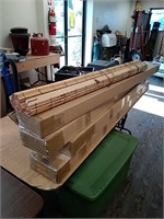 2 bamboo blinds 43" long