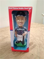 Genuine hand-painted Bobble doll collectible