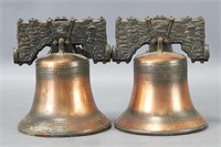 Pair of Cast Replicas 'Liberty Bell' Bookends