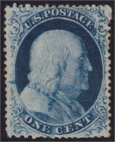 US Stamps #22 Used with light perf toning  CV $475