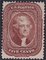 US Stamps #28 Used,  CV $1100