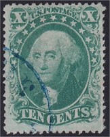 US Stamps #32 Used with blue CDS, lovely CV $205