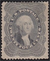 US Stamps #37 Mint Large, CV $1450 (as full og)