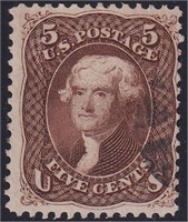 US Stamps #76 Used with perf tip crease at CV $125