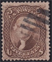 US Stamps #95 Used and fresh F-grill with CV $850
