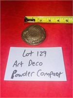 ART DECO POWDER COMPACT