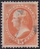 US Stamps #152 Used with sealed tear at up CV $210