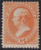US Stamps #163 Mint OG with crease and so CV $1900