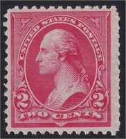 US Stamps #252 Mint LH Type 3 with blind p CV $135