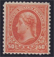 US Stamps #260 Mint LH with some lightly d CV $475