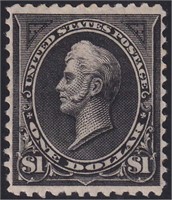 US Stamps #261 Mint LH with horizontal cr CV $1000