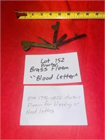 RARE EARLY PROCTOR BARBER BLOOD LETTER
