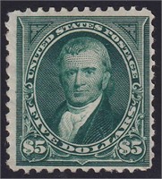 US Stamps #278 Mint HR with a few thins CV $2000