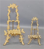 Brass Easels/ Picture Stands