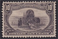 US Stamps #290 Mint OG with hinge thin, go CV $140